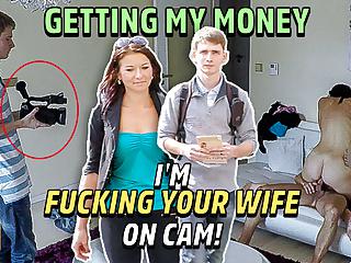 Untreue Ehefrau bläst und fickt für Geld fremd