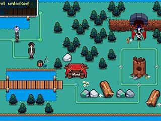 Heiße comicfigur spielt mit ihren eigenen spielen