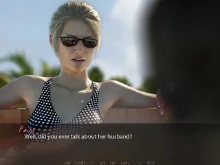 Dein Arsch ist eine sexy blonde Milf