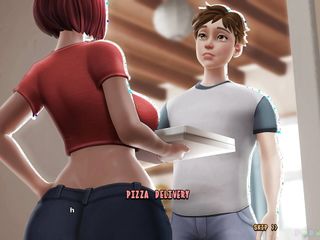 Sie ist so geil dass sie den Pizzalieferanten befriedigen kann