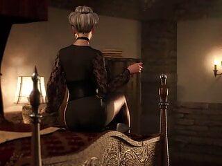 Linda leclair vergnügt sich mit einem vollen Glück