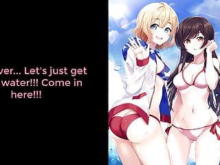 Hentai Porno mit der geilen Japanerin renka in der Badewanne